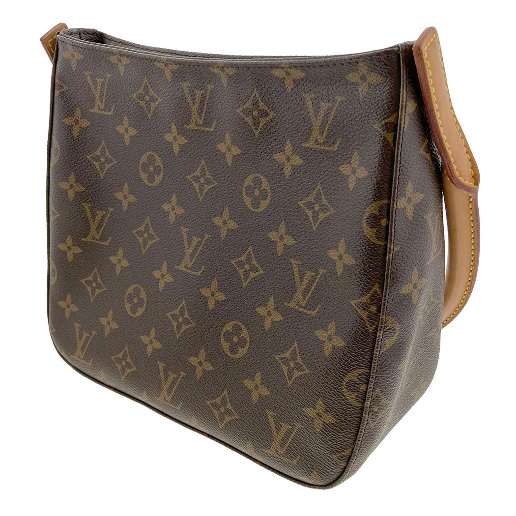 LOUIS VUITTON ルーピングMM M51146 モノグラム キャンバス ブラウン