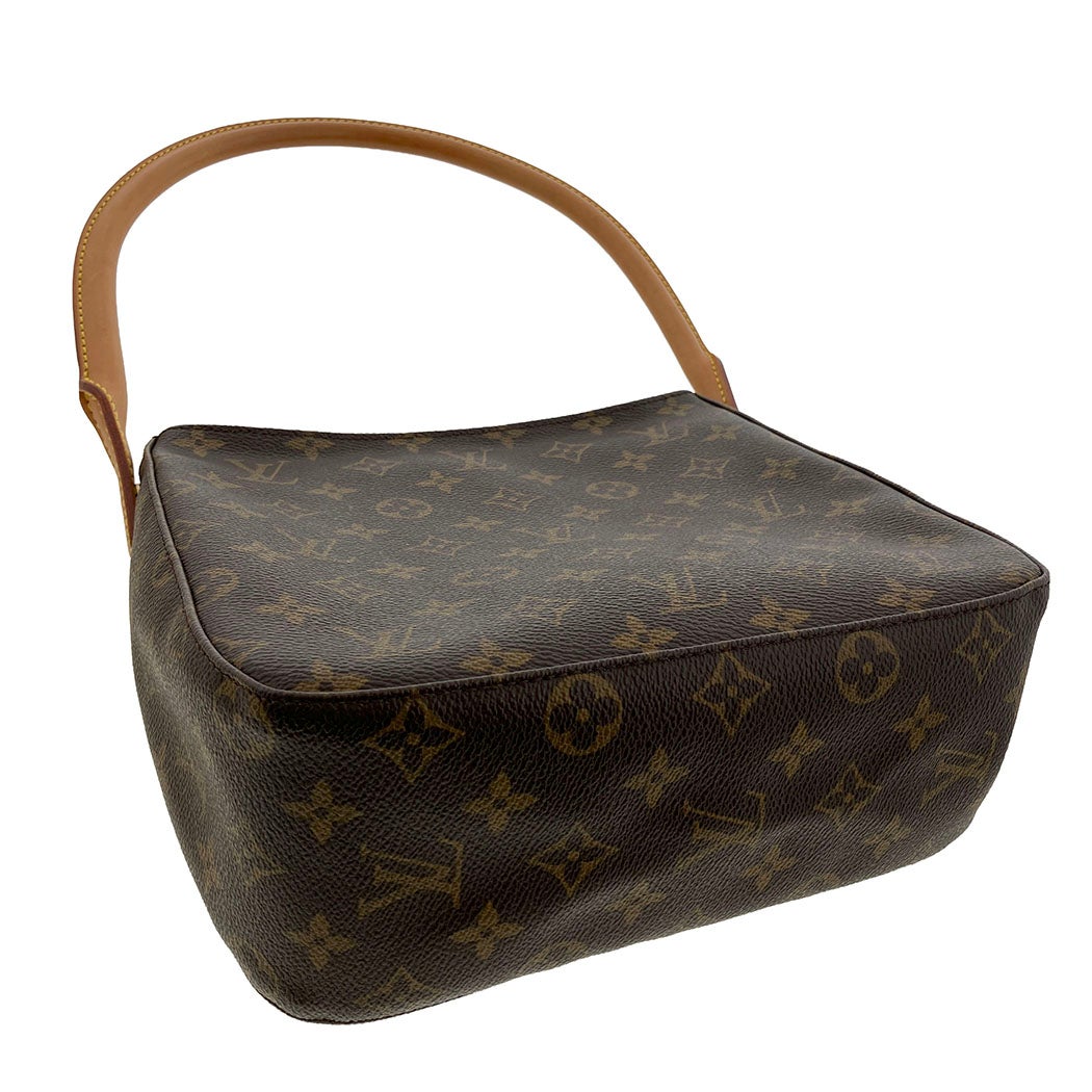 LOUIS VUITTON ルーピングMM M51146 モノグラム キャンバス ブラウン