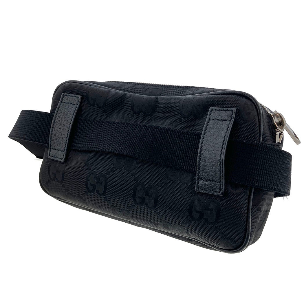 GUCCI オフザグリッド ベルトバッグ 631341 ブラック ナイロン レザー