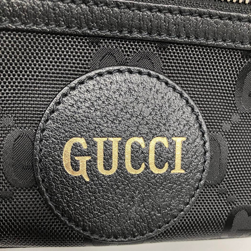 GUCCI オフザグリッド ベルトバッグ 631341 ブラック ナイロン レザー
