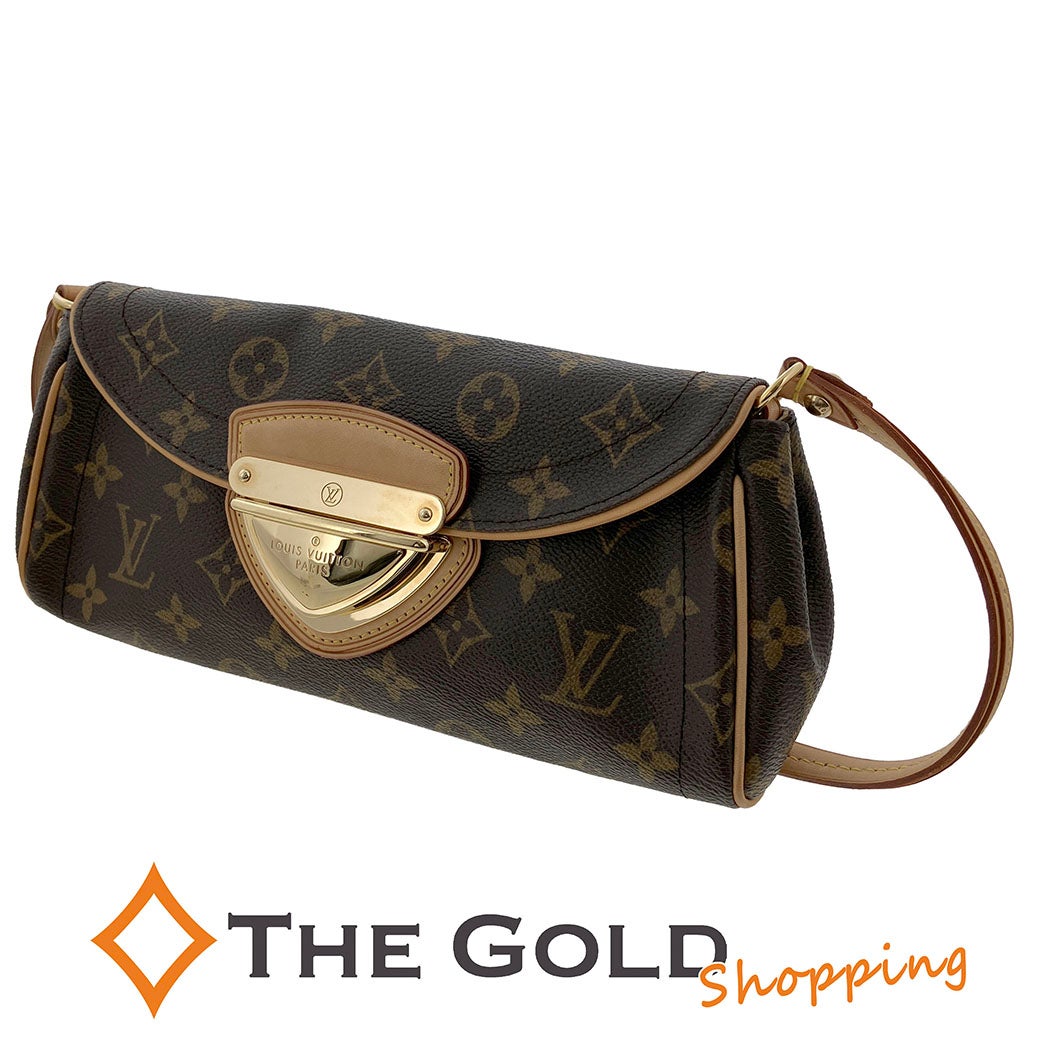 本物 ルイヴィトン LOUIS VUITTON LV ポシェット ビバリー モノグラム ショルダーバッグ ブラウン M40122 Pochette Beverly ビトン バッグ 中古・ ルイ・ヴィトン LOUIS VUITTON ポシェット・ビバリー M40122 ブラウン