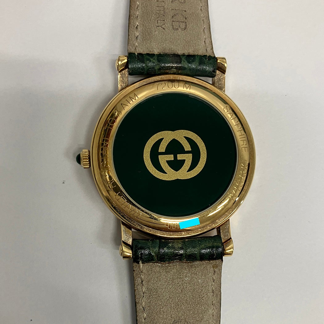 GUCCI メンズ クォーツ 7200M クォーツ 腕時計 メンズ ウォッチ グッチ