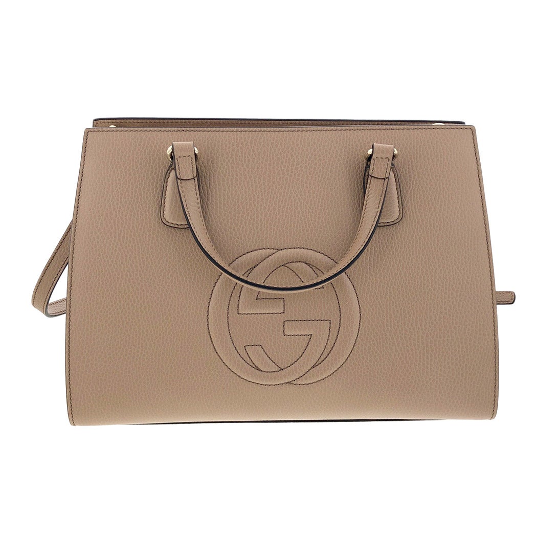 グッチ GUCCI インターロッキングG レザー ショルダーバッグ【中古】 グッチ ソーホー インターロッキング ショルダーバッグ 607721 GUCCI
