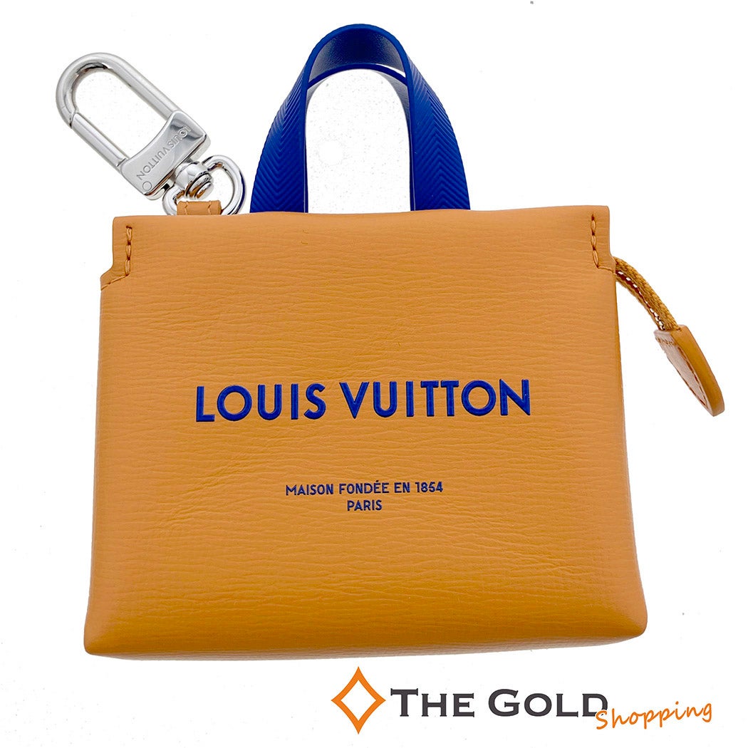 ルイヴィトン バッグチャーム・LV ミニ ショッパー M02699 ロゴ