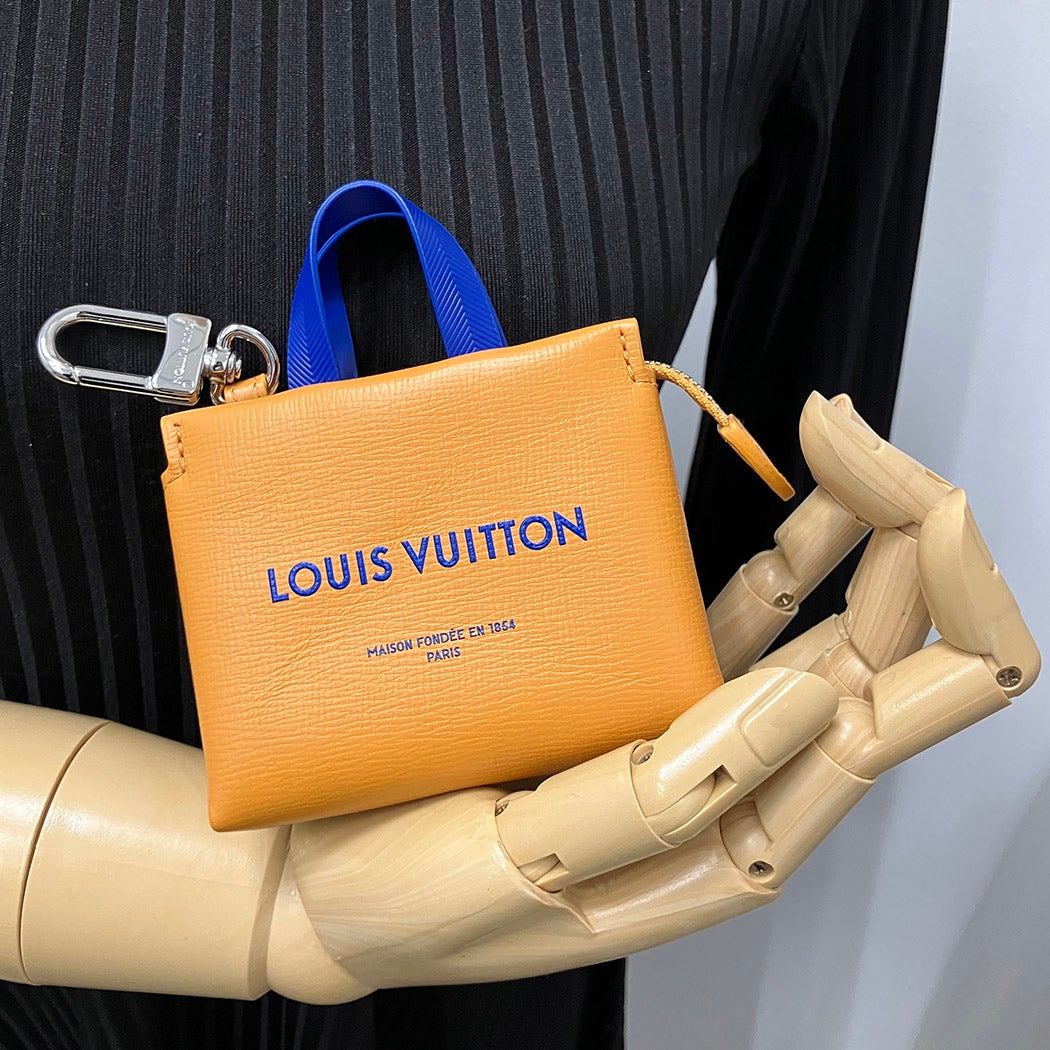 ルイヴィトン バッグチャーム・LV ミニ ショッパー M02699 ロゴ