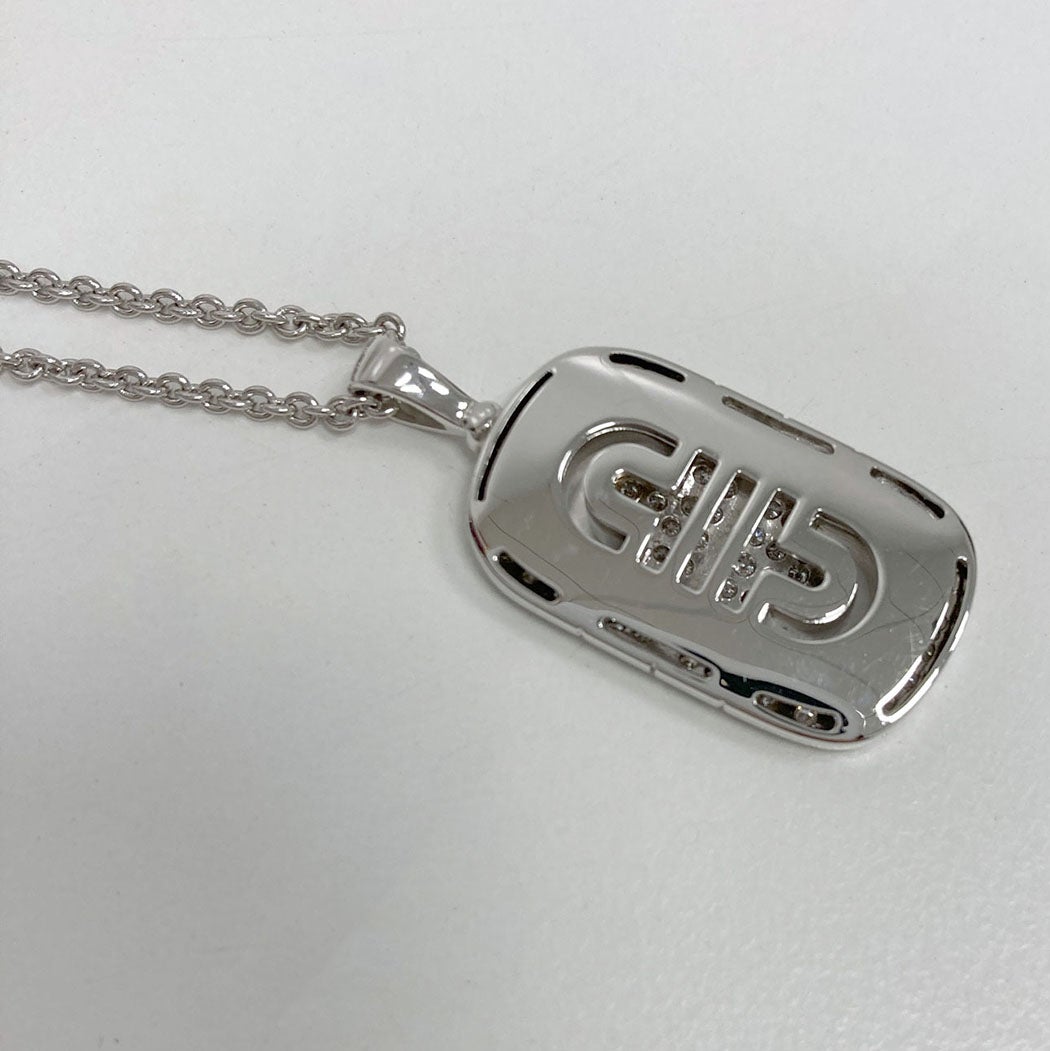 BVLGARI パレンテシ ダイヤモンドネックレス 750 WG ホワイトゴールド