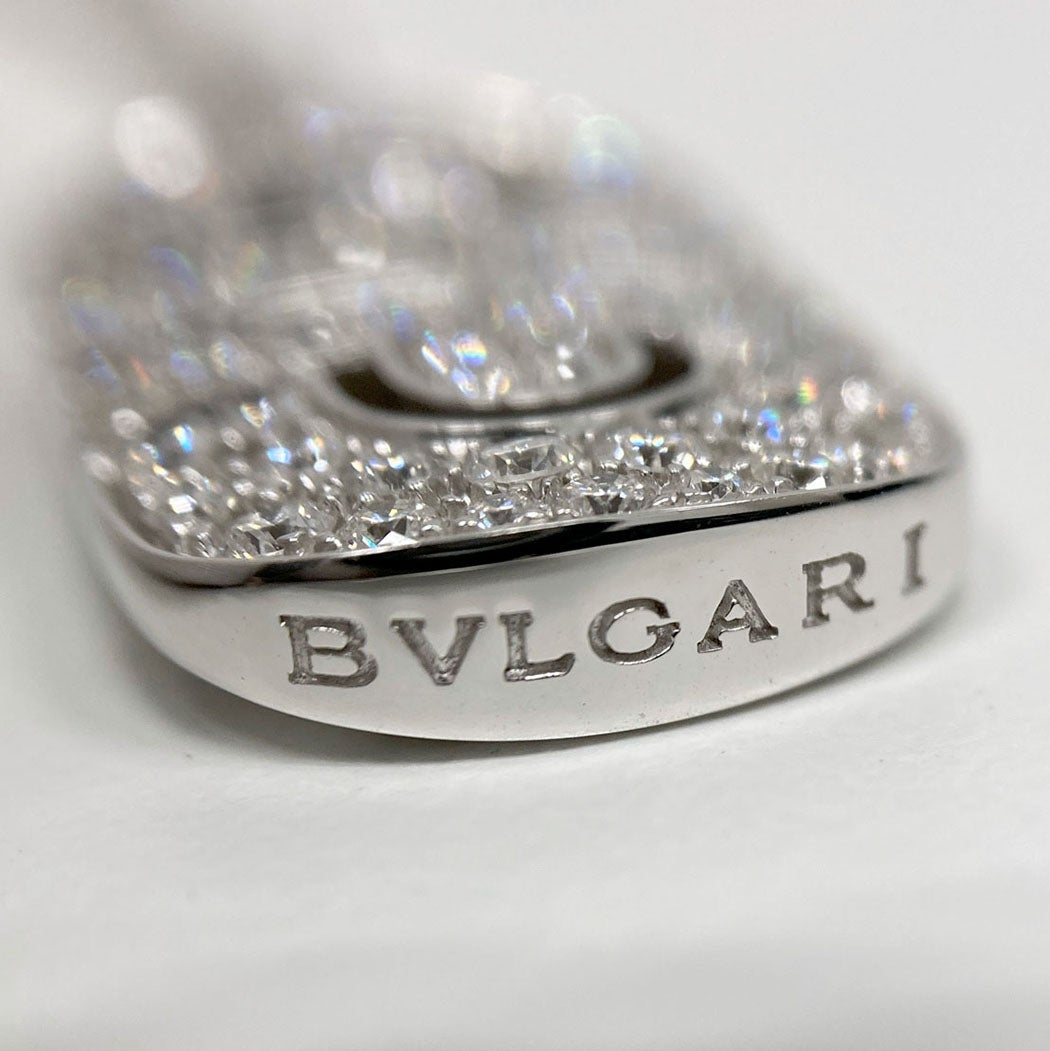 BVLGARI パレンテシ ダイヤモンドネックレス 750 WG ホワイトゴールド
