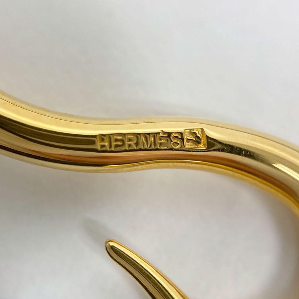 HERMES ジャンボ チョーカー 2連 ブレスレット 16cm ブラック ゴールド