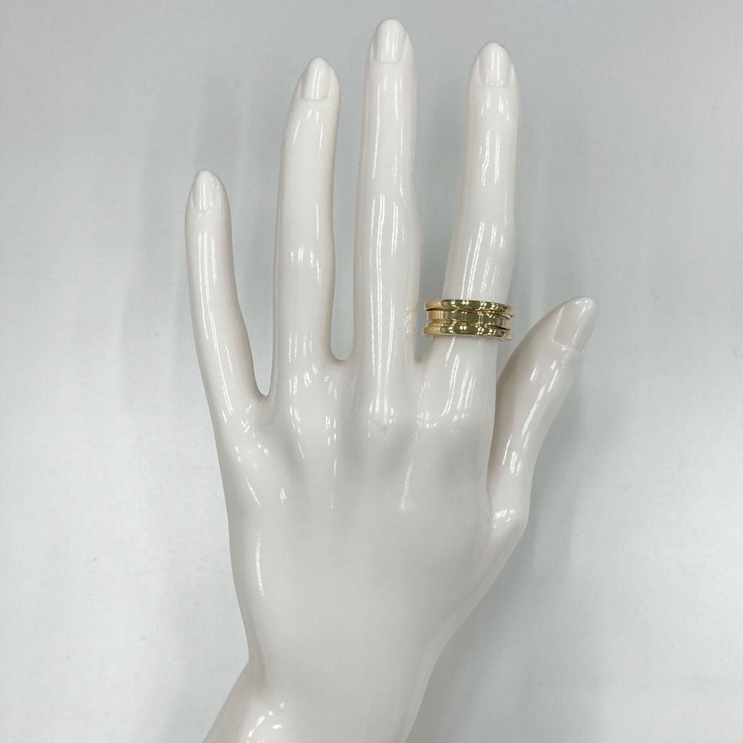 BVLGARI B-zero1 3バンドリング #50 750 YG イエローゴールド
