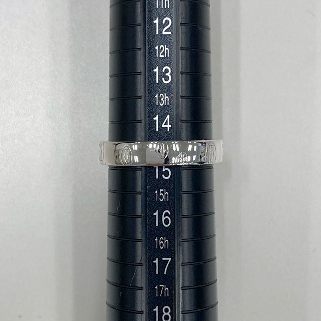 Cartier ハッピーバースデー リング #55 15号 750 WG ホワイトゴールド