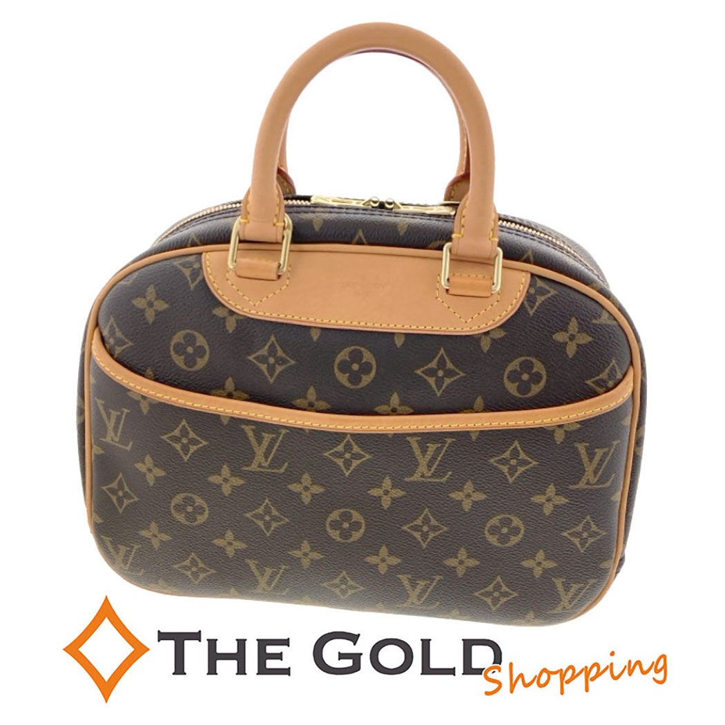 LOUIS VUITTON トゥルーヴィル モノグラムハンドバッグ ミニボストン LOUIS VUITTON トゥルーヴィル M42228 モノグラム キャンバス ブラウン