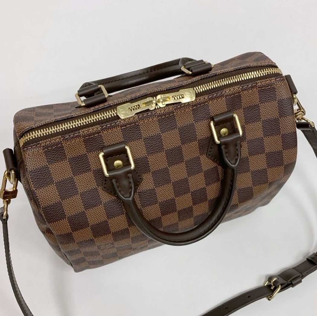 LOUIS VUITTON スピーディバンドリエール25 N41368 ダミエ エベヌ