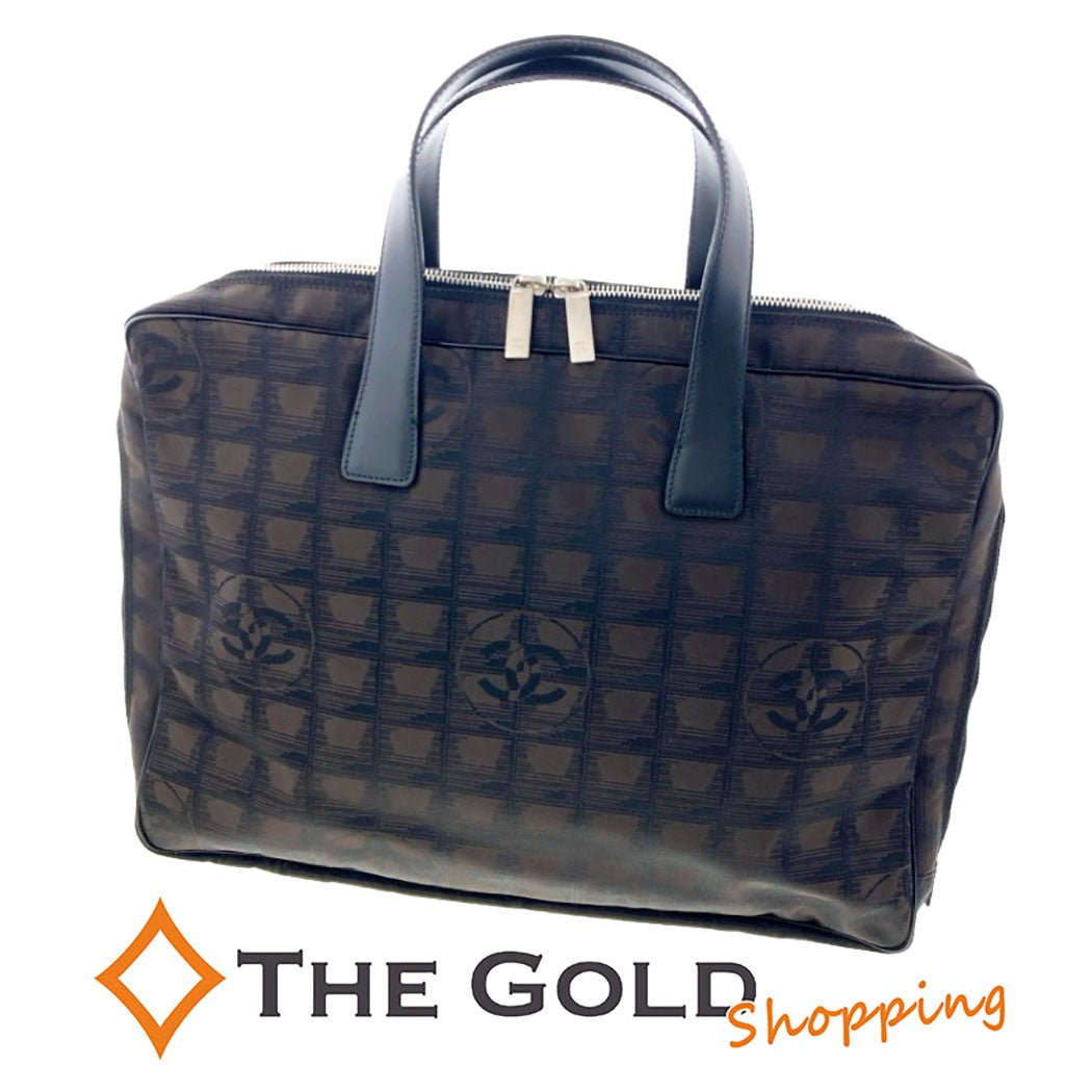 CHANEL ブリーフケース A15974 ニュートラベル ナイロンジャガード
