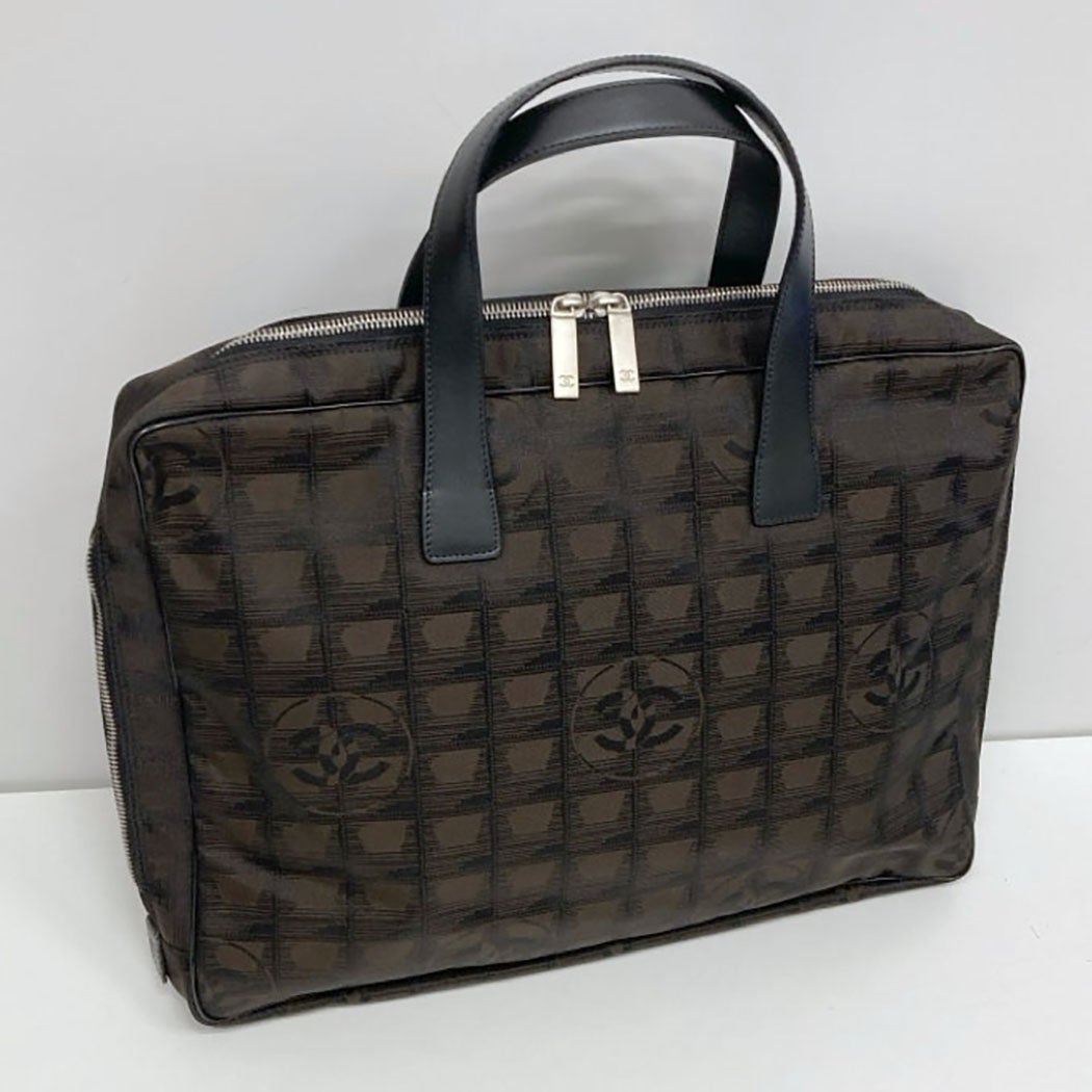 CHANEL ブリーフケース A15974 ニュートラベル ナイロンジャガード