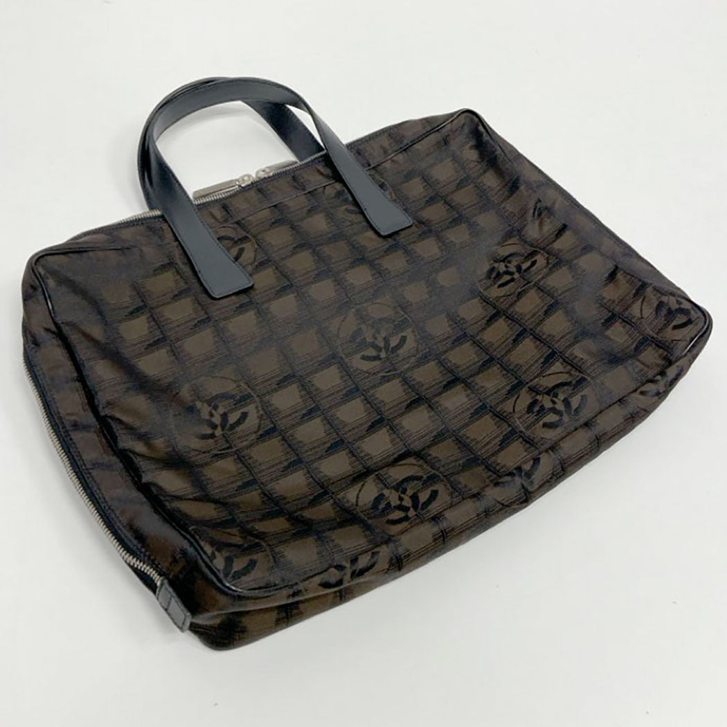 CHANEL ブリーフケース A15974 ニュートラベル ナイロンジャガード