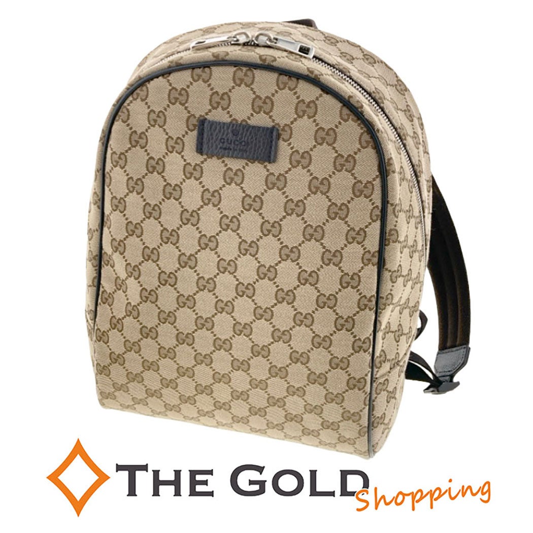 GUCCI バックパック 449906 GGキャンバス ブラウン リュックサック