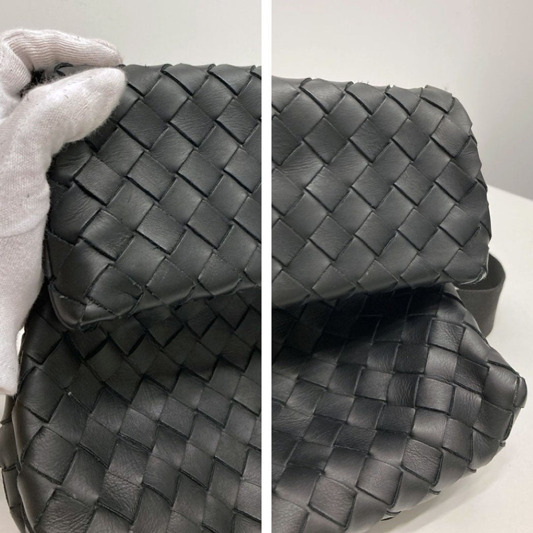 BOTTEGA VENETA スモールクロスボディバッグ 667283 ブラック レザー