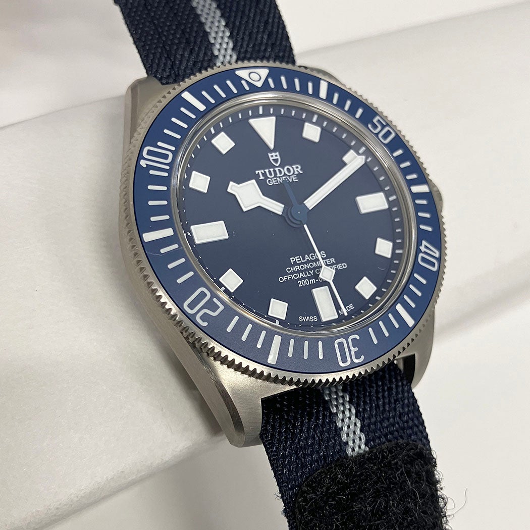 チューダー ペラゴス FXD 25707B/24 Pelagos 青文字盤 チタニウム 42mm