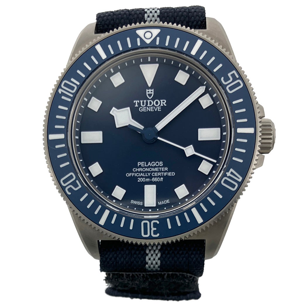 チューダー ペラゴス FXD 25707B/24 Pelagos 青文字盤 チタニウム 42mm