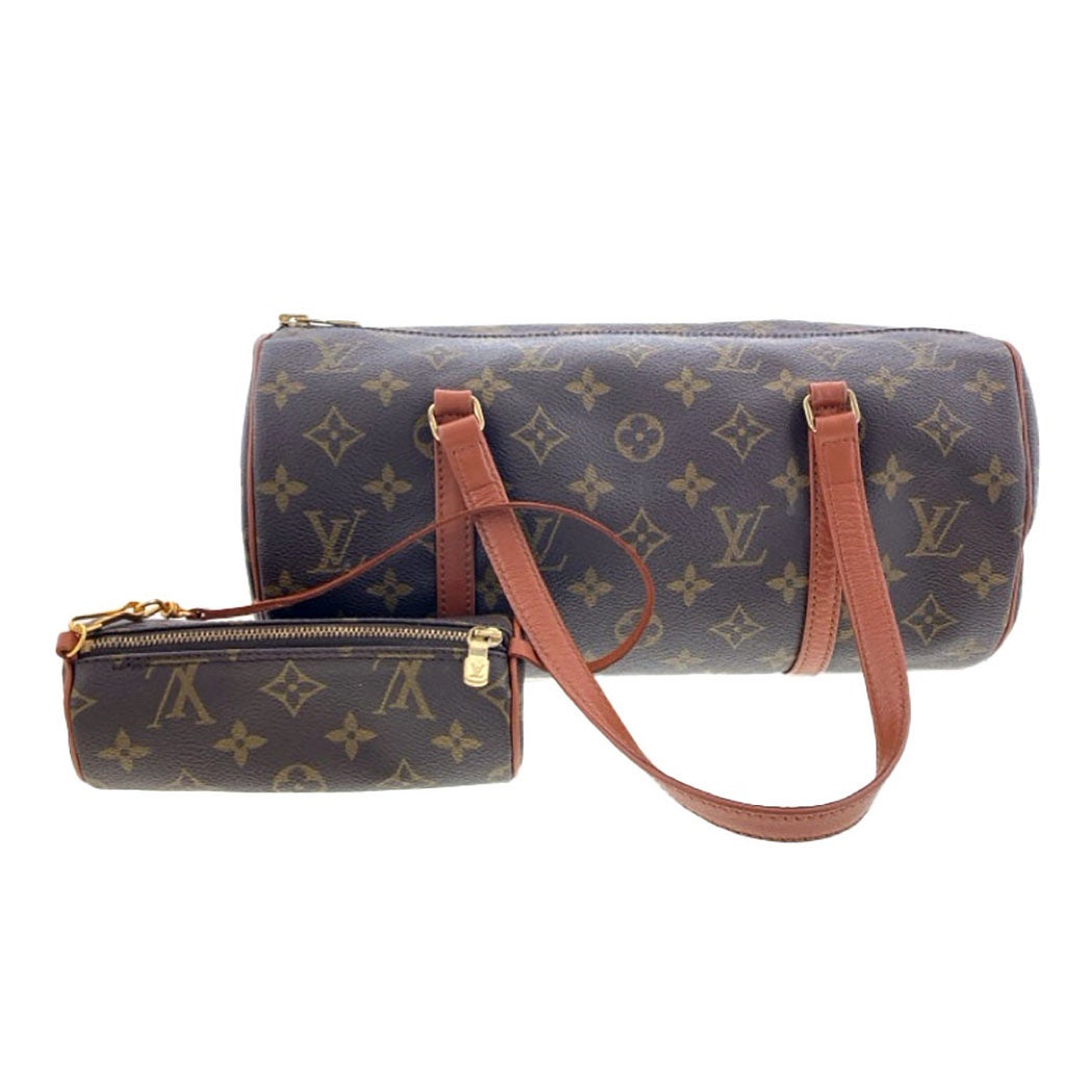 LOUIS VUITTON パピヨン30 M51365 ポーチ付き モノグラム キャンバス