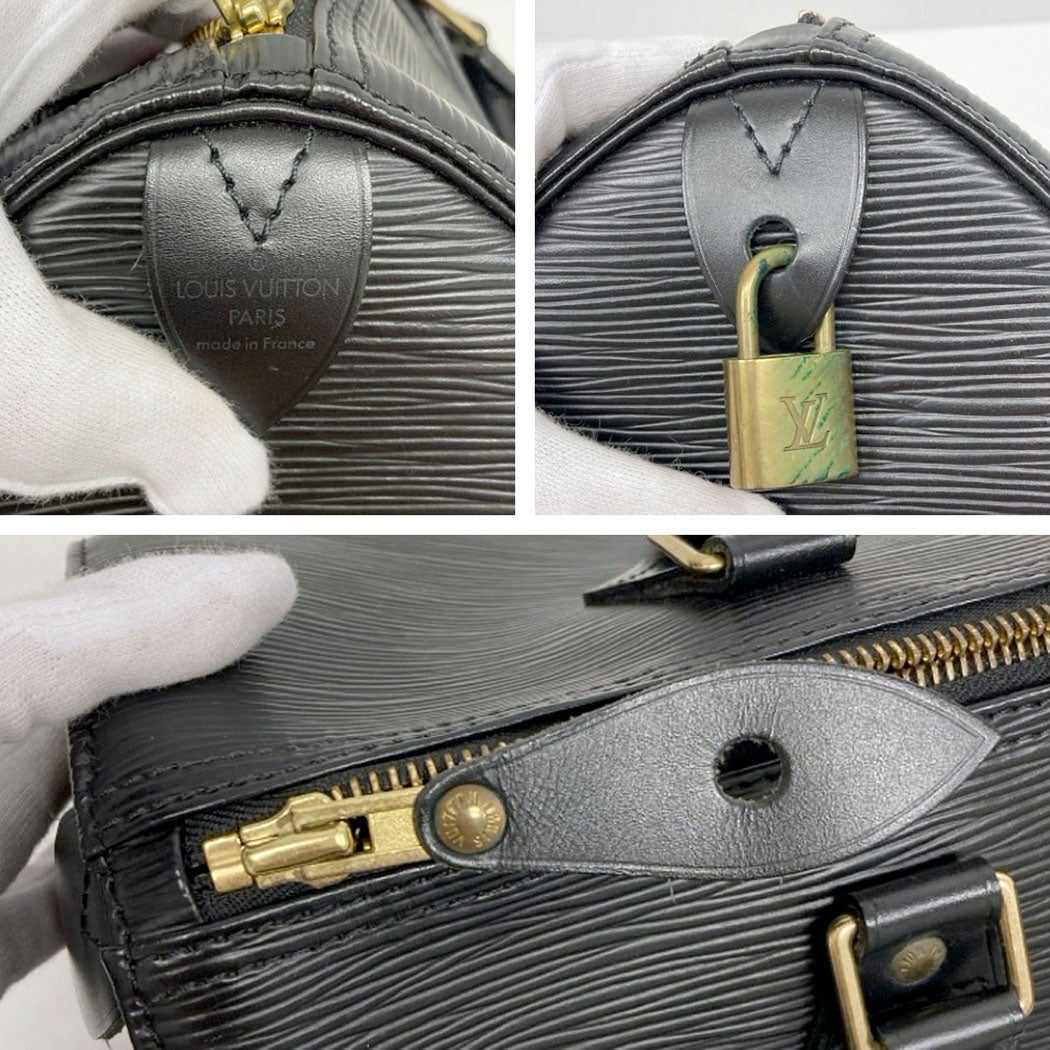 LOUIS VUITTON スピーディ30 M59022 エピ レザー ノワール ブラック