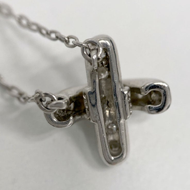 Tiffany&Co. クロスステッチネックレス PT950 ダイヤモンド プラチナ