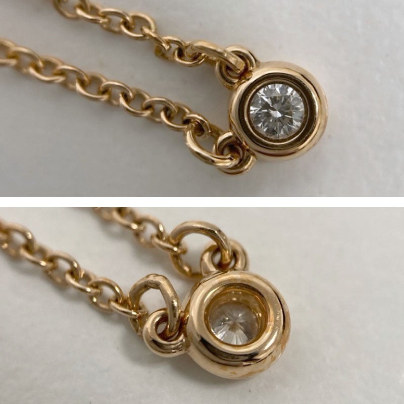 Tiffany&Co. バイザヤードネックレス 750 PG ダイヤモンド ピンク