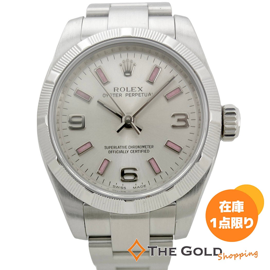 ここなっつ ROLEX オイスターパーペチュアル 176210 仕上げ済 26mm バー アラビア