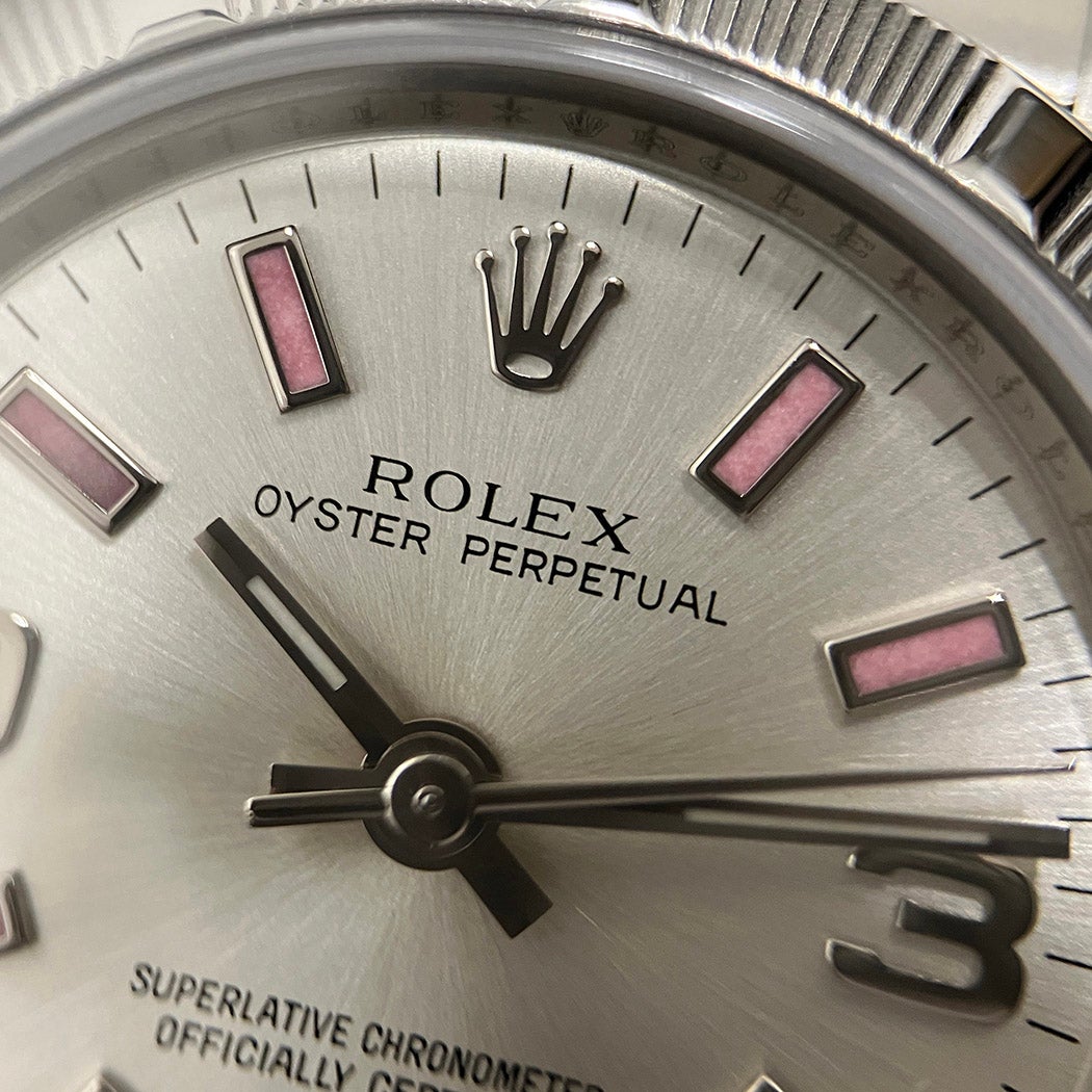 ROLEX オイスターパーペチュアル 176210 仕上げ済 26mm バー アラビア