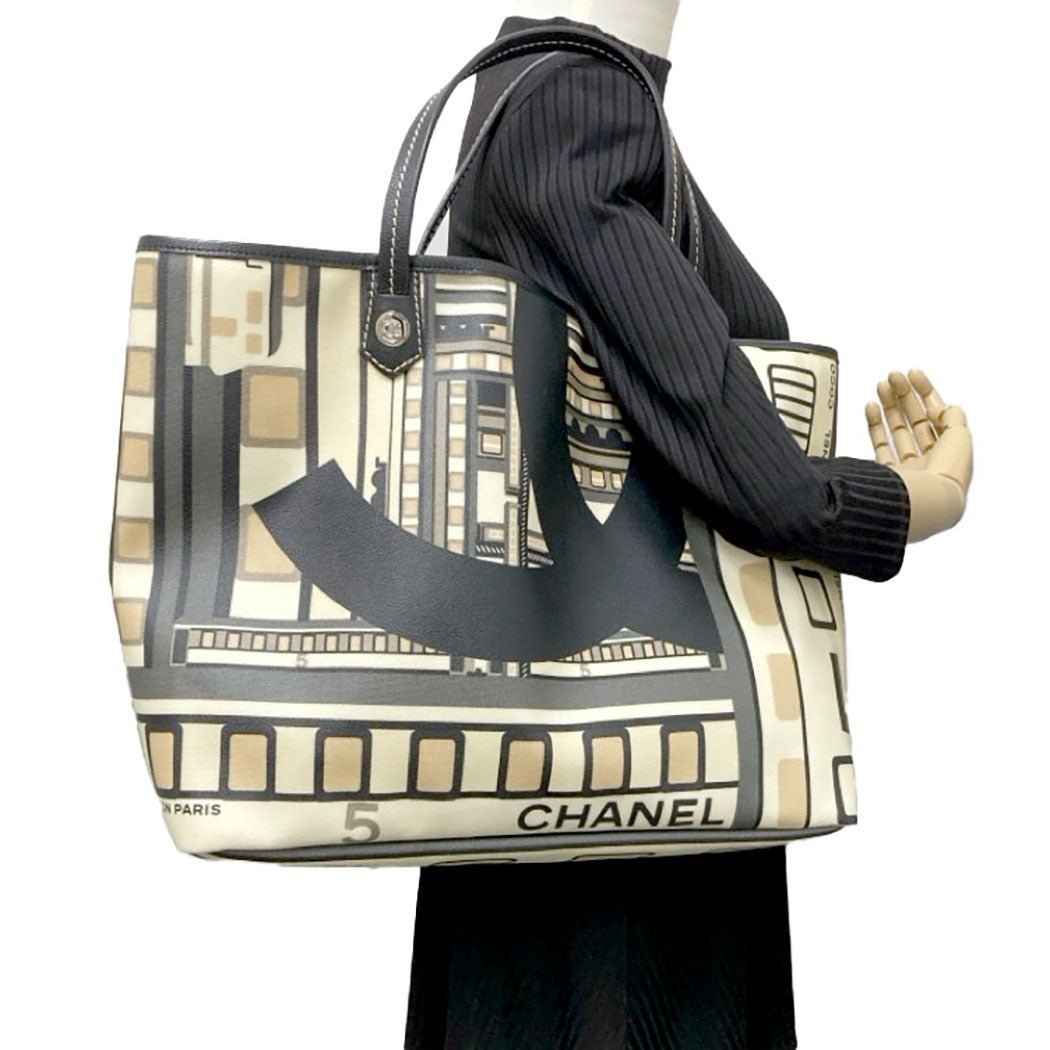 CHANEL セントラルステーション トートバッグ A34026 ベージュ