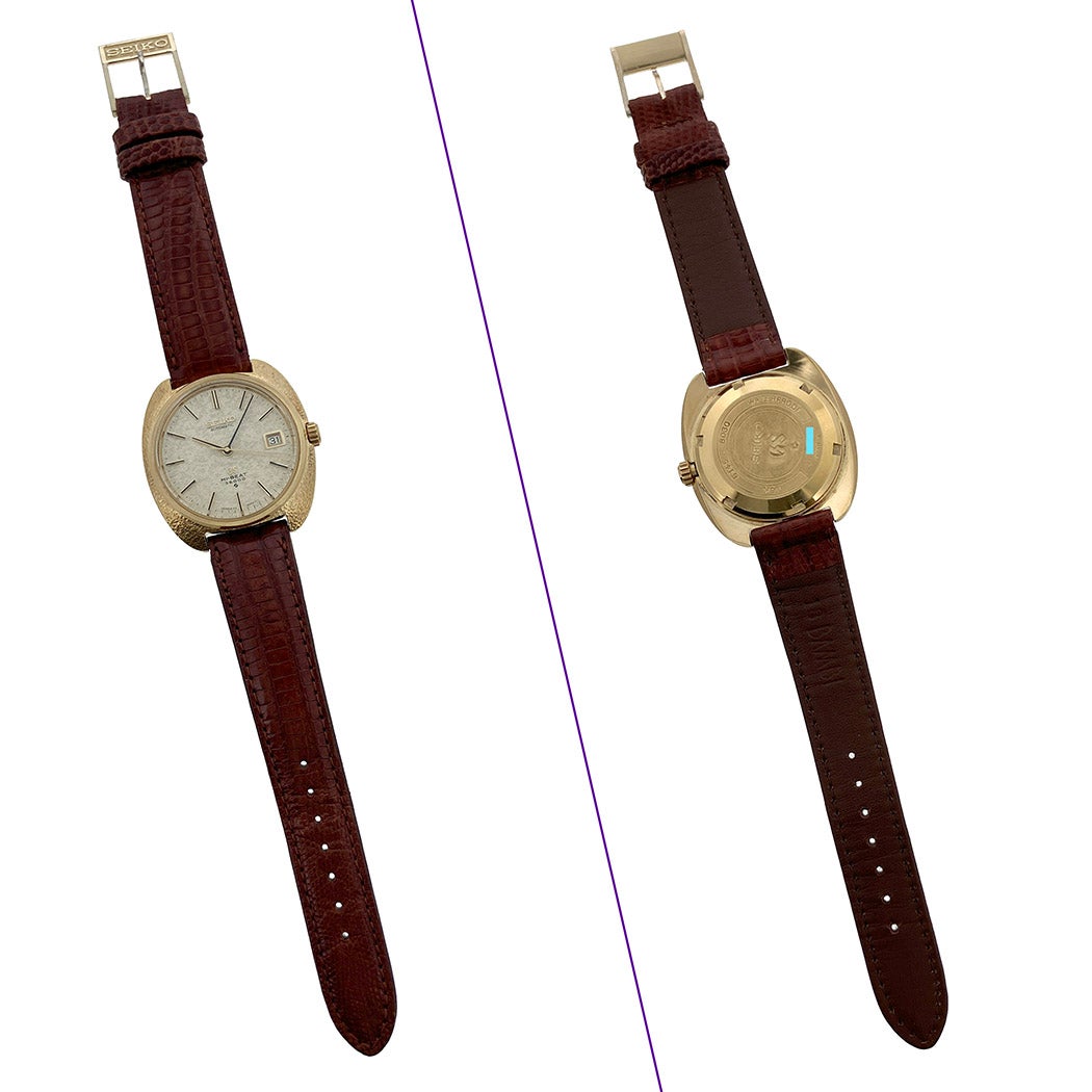 旧西ドイツ製のHAID の新品・未使用のイエローゴールド・ビンテージ時計 SEIKO グランドセイコー スターライト ハイビート36000 6145-8030 OH済
