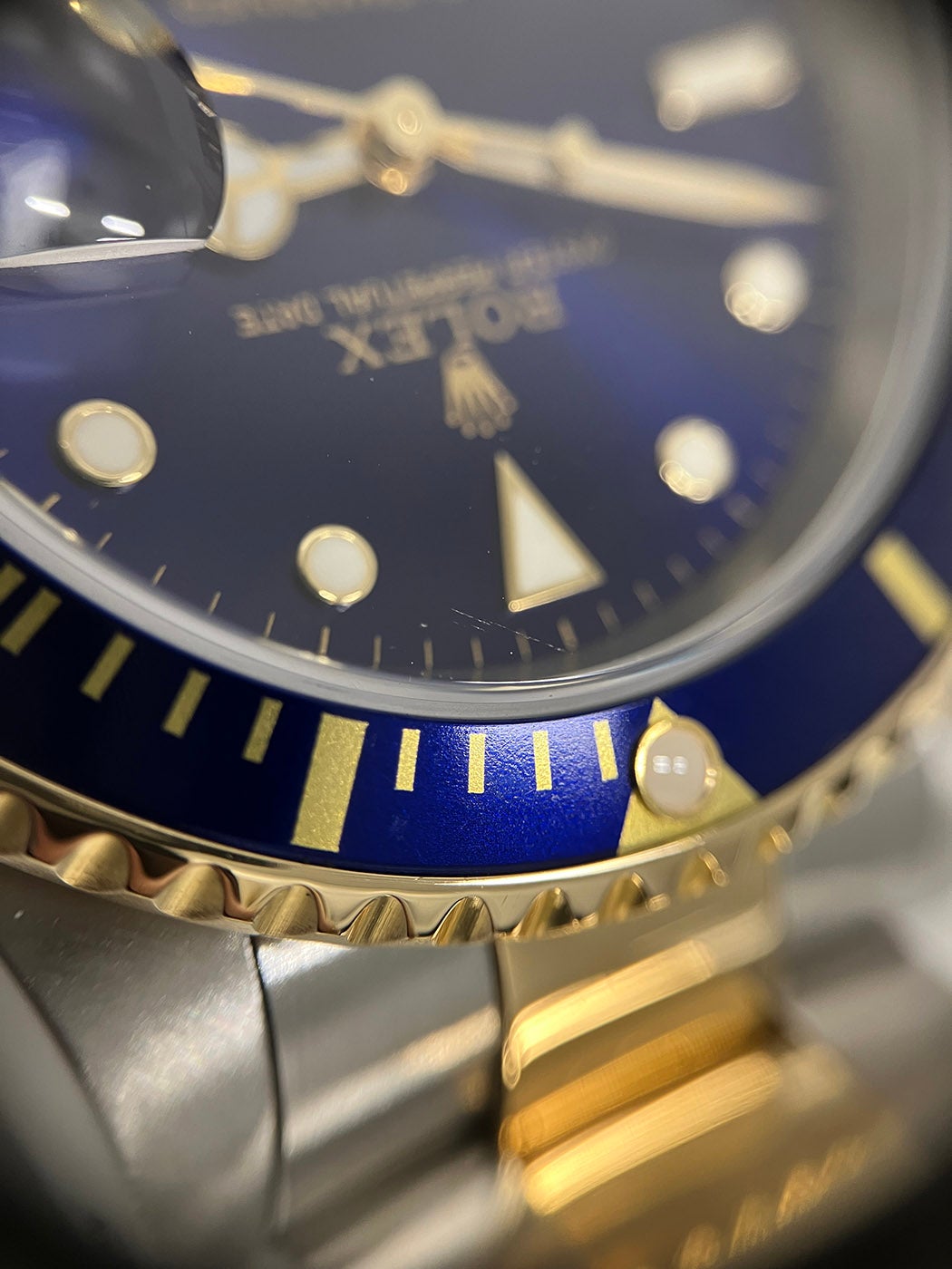 ROLEX サブマリーナー 16613 K番 OH済 青サブ 自動巻き 腕時計 メンズ