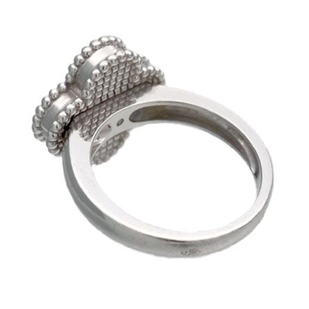 Van Cleef & Arpels ヴィンテージアルハンブラリング #50 10号 750 WG