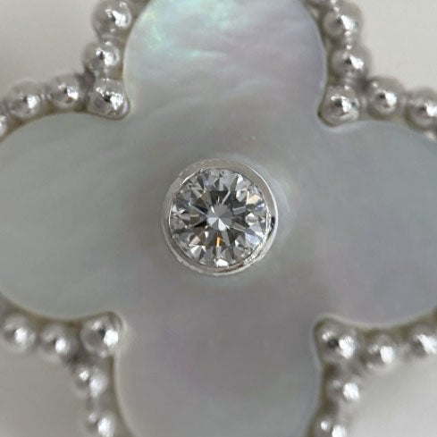 Van Cleef & Arpels ヴィンテージアルハンブラリング #50 10号 750 WG