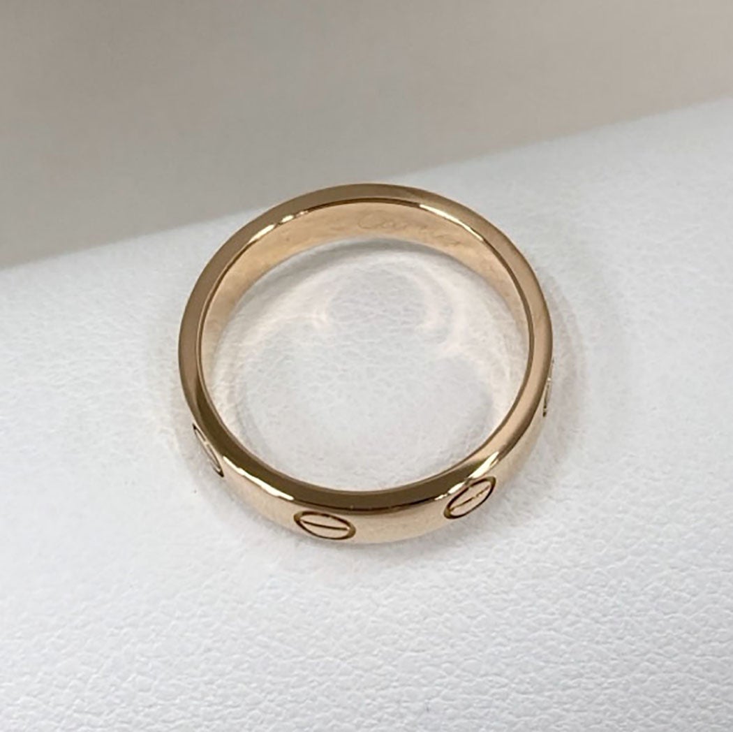 Cartier ミニラブリング B4049748 #48 8号 750 PG ピンクゴールド