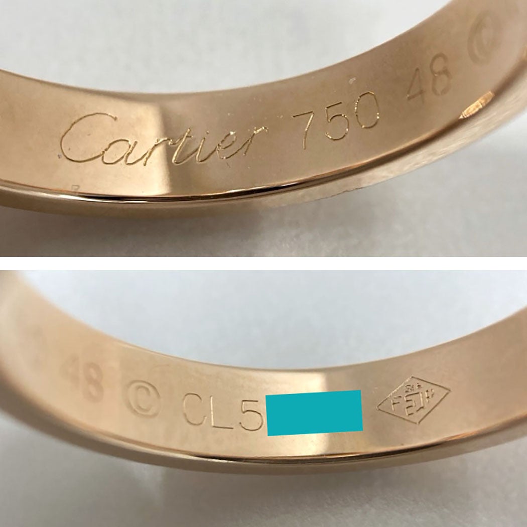 Cartier ミニラブリング B4049748 #48 8号 750 PG ピンクゴールド