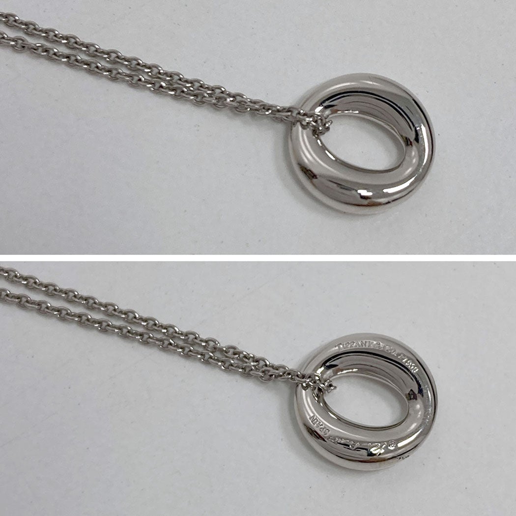 Tiffany&Co. セビアナネックレス 40cm PT950 プラチナ レディース