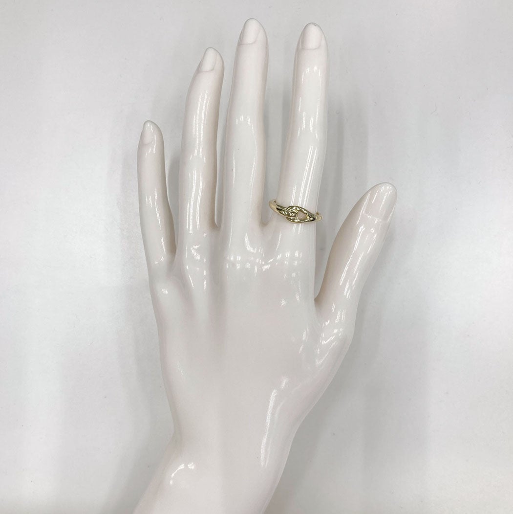 Tiffany&Co. ノットリング 10.5号 750 YG イエローゴールド レディース