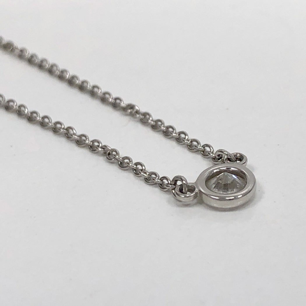 Tiffany&Co. バイザヤードネックレス PT950 41.5cm ダイヤモンド