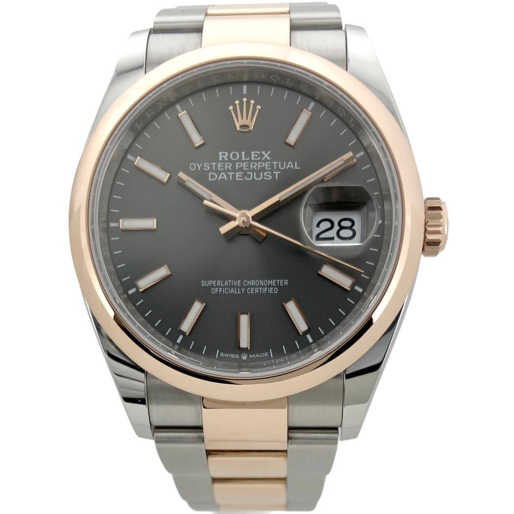 ならさページ ROLEX デイトジャスト 126201 2025年 スレートダイアル ERG SS コンビ