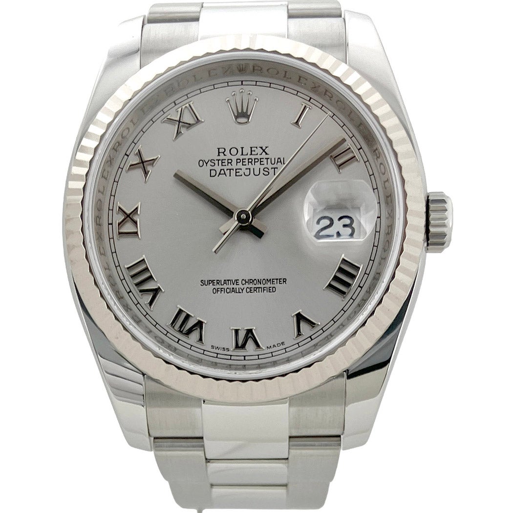 ROLEX デイトジャスト 116234 Z番 メーカーOH済 36mm シルバーローマン