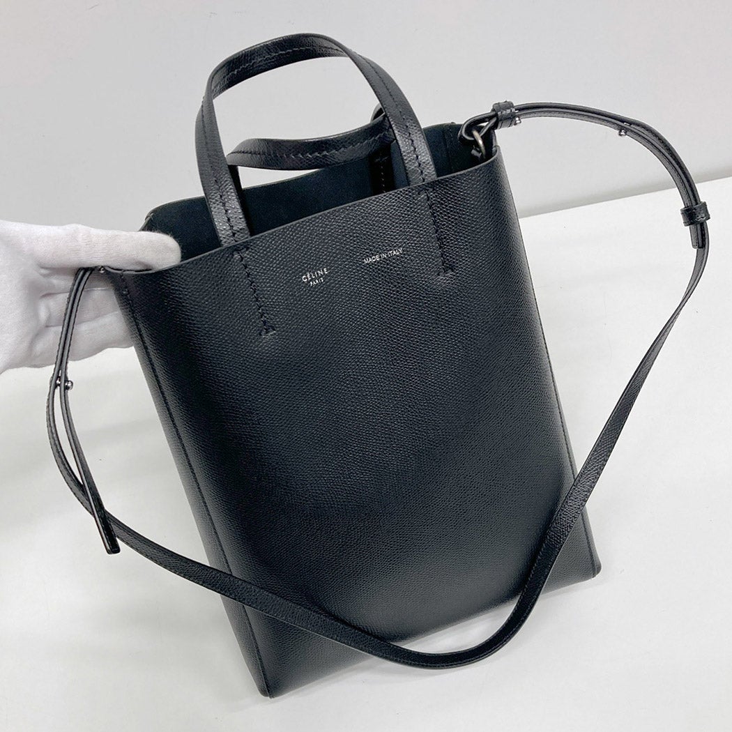CELINE バーティカルカバスモール ブラック 2WAY トートバッグ