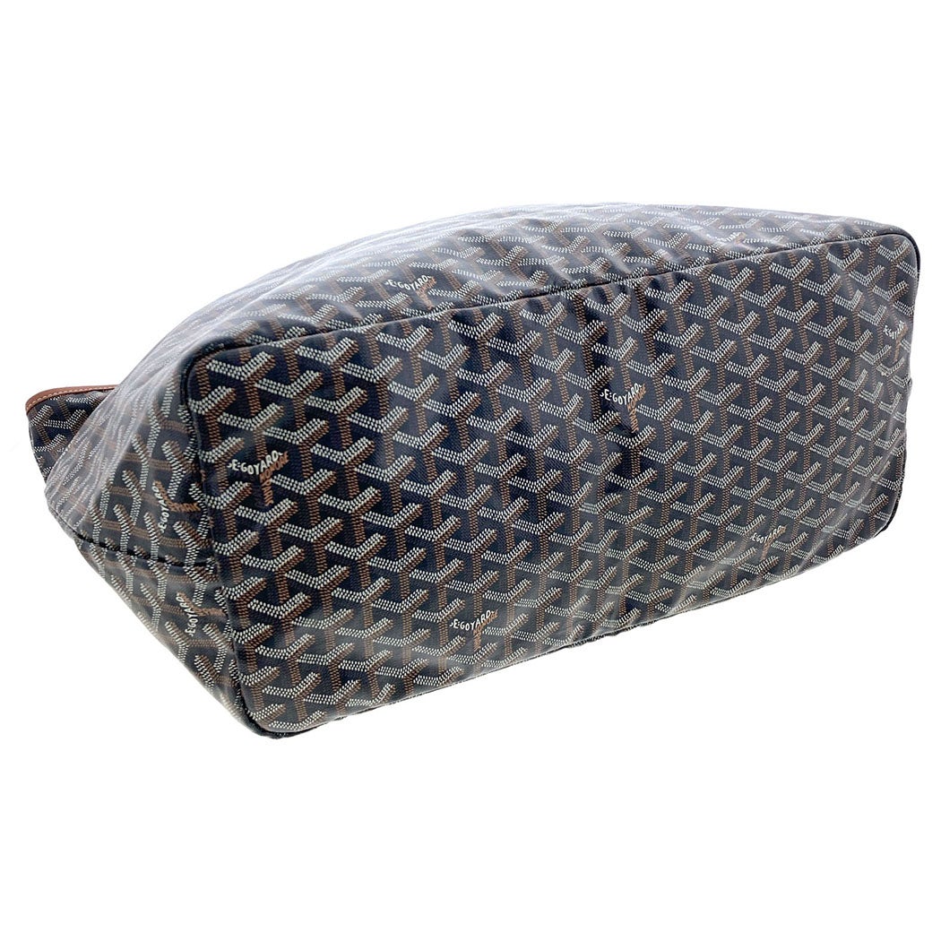 GOYARD サンルイGM ヘリンボーン ブラック ブラウン トートバッグ