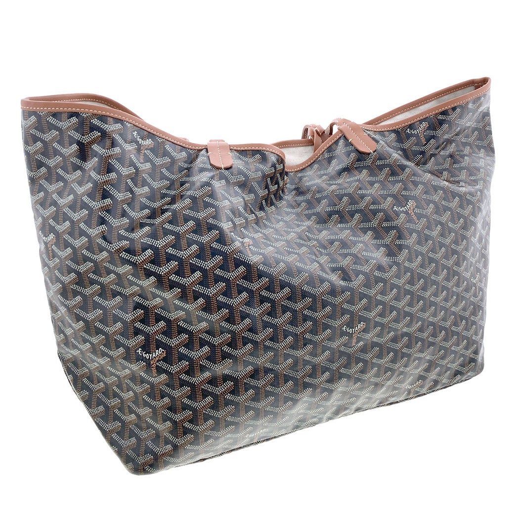 GOYARD サンルイGM ヘリンボーン ブラック ブラウン トートバッグ