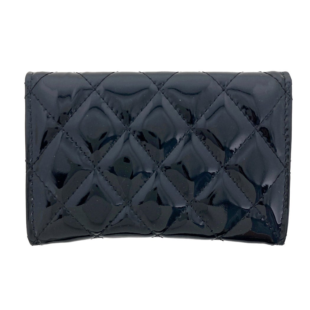 CHANEL カードケース マトラッセ ブリリアント パテントレザー