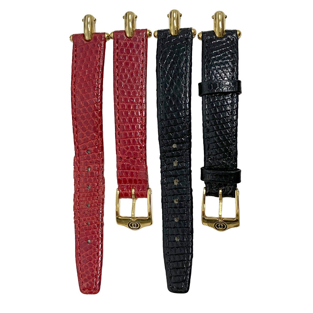 GUCCI チェンジベルトウォッチ 1800L 電池交換済 クォーツ メッキ