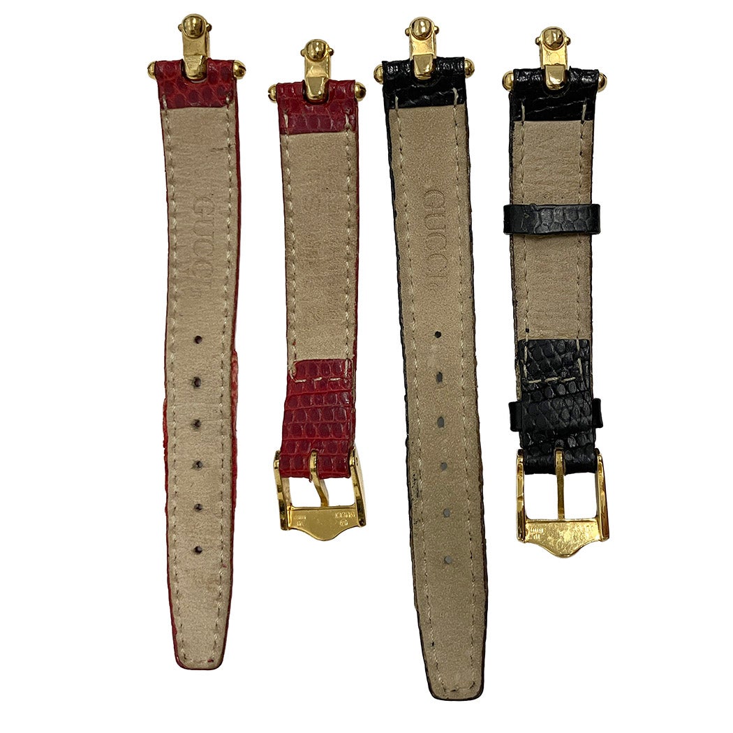 GUCCI チェンジベルトウォッチ 1800L 電池交換済 クォーツ メッキ