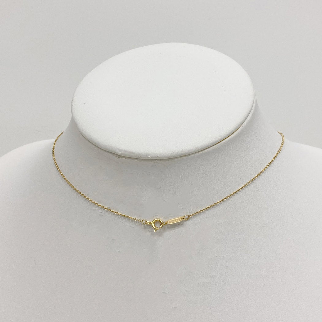 Tiffany&Co. オーバルキーネックレス 750 YG イエローゴールド