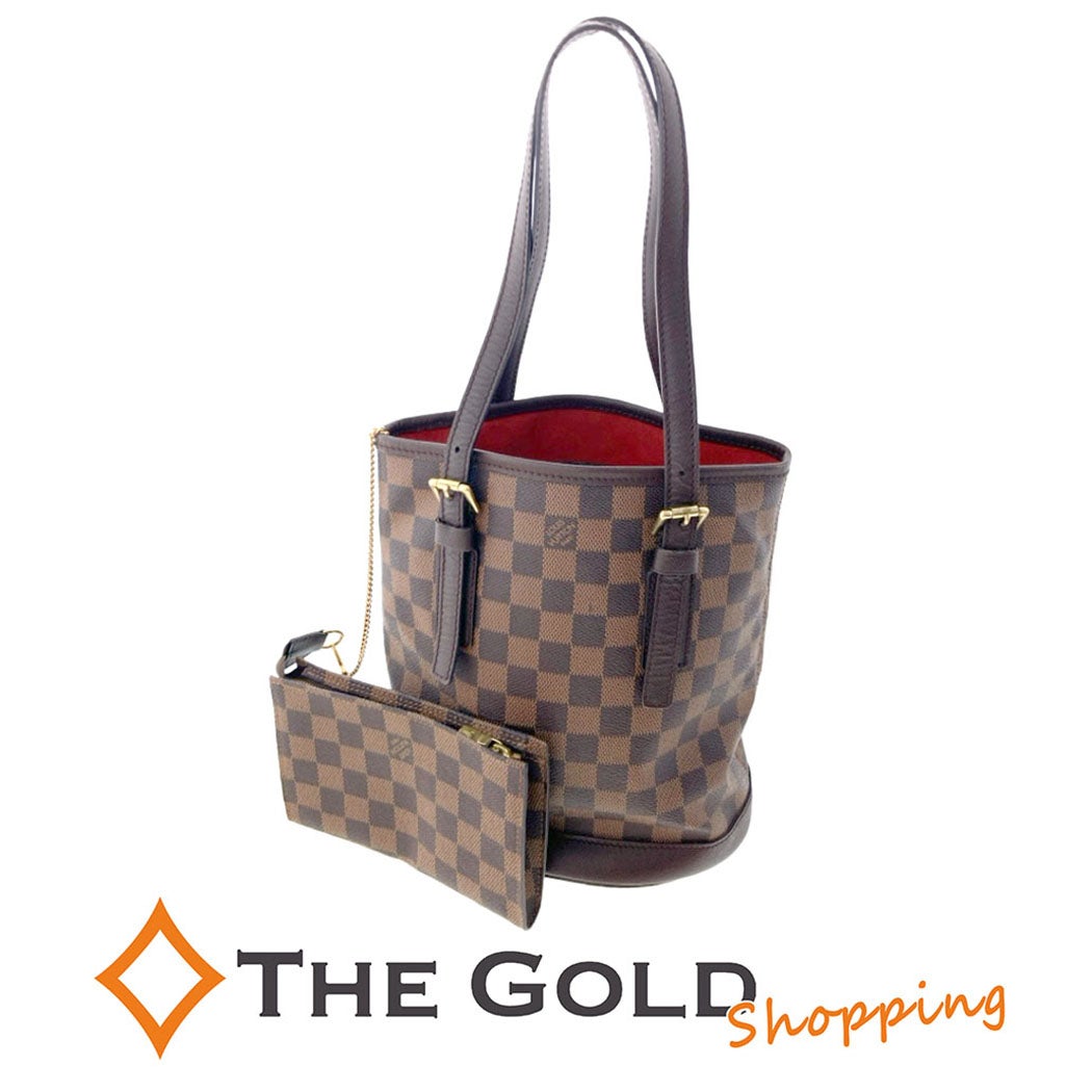LOUIS VUITTON マレ N42240 ダミエ エベヌ キャンバス ブラウン ポーチ