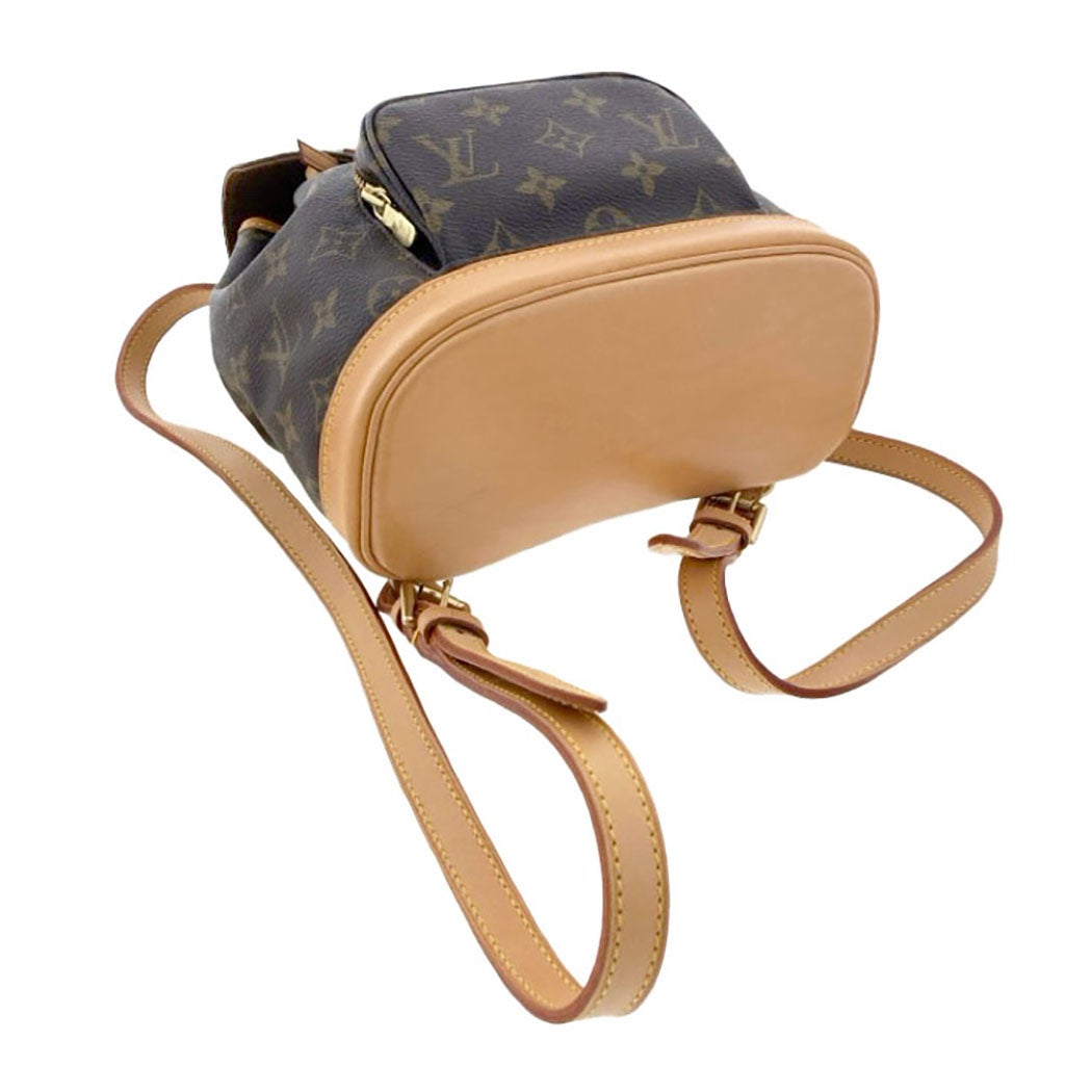 LOUIS VUITTON ミニモンスリ M51137 モノグラム キャンバス ブラウン